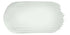 White textured cylindrical object on a white background