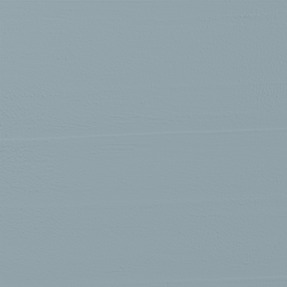 Explorer Blue; Muted Grey Blue Paint  A dusty blue that has a warm undertone from a slight touch of red tint. One of our more popular colors due to it's uniqueness. 