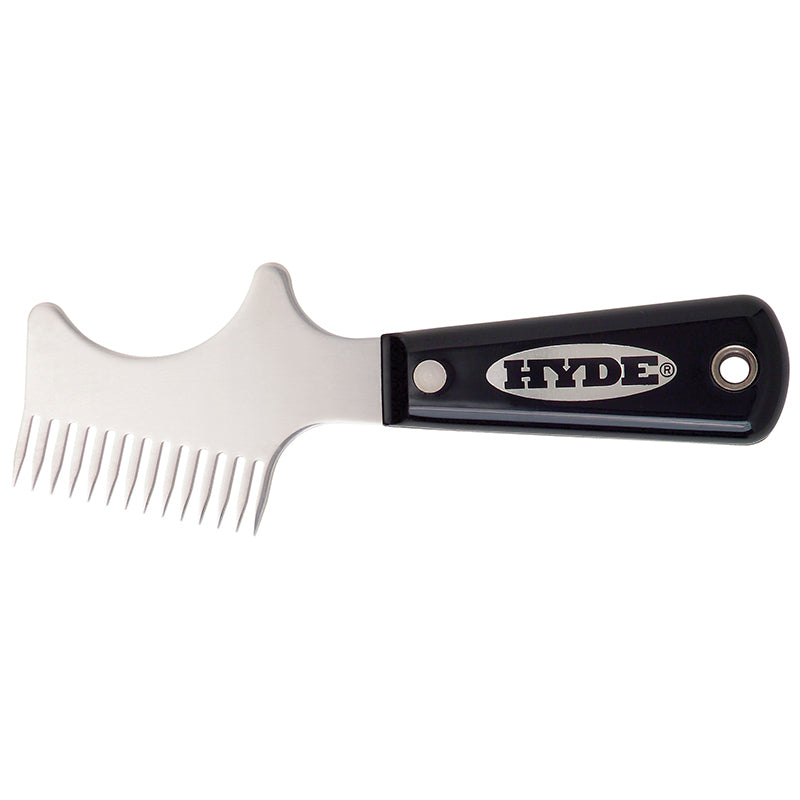 Hyde 45960 Black &amp; Silver Stainless Steel Paint Brush &amp; Roller Cleaner