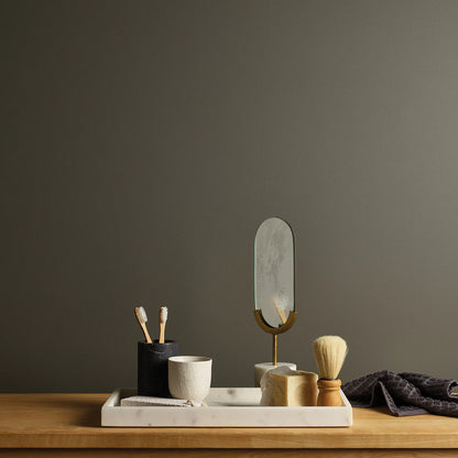 Mineral Eggshell Acrylic Mineral is a Popular Dark Charcoal Paint.