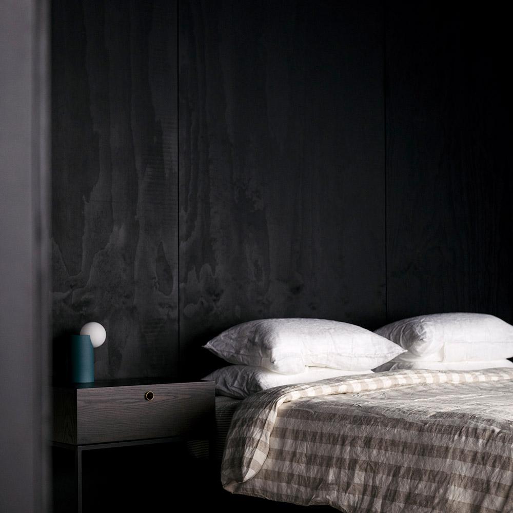 Sydney Harbour Paint Company Palm Beach Black is a water-based, colourfast black stain for most timber types.