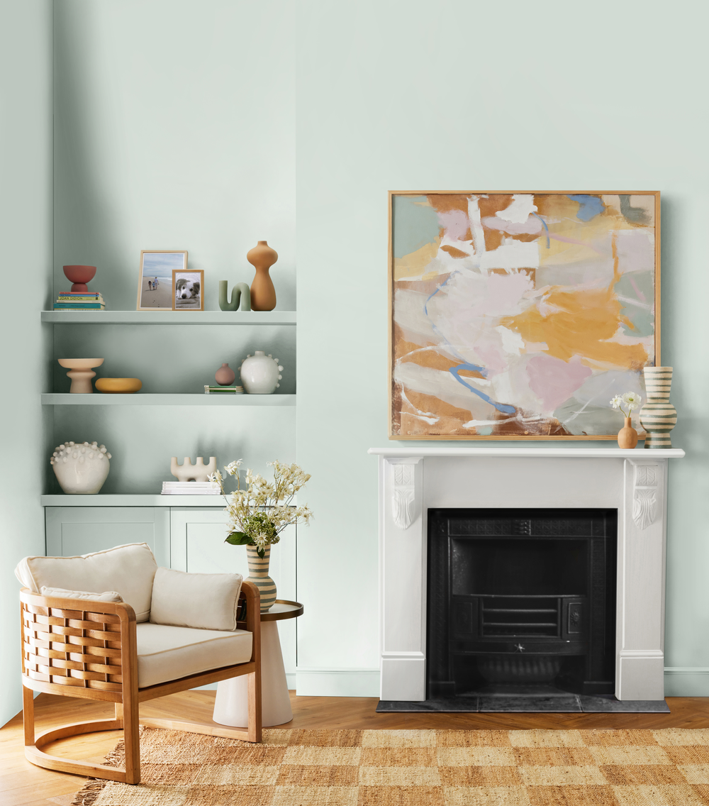 Eggshell, color - Chintz Grey
Caption: &