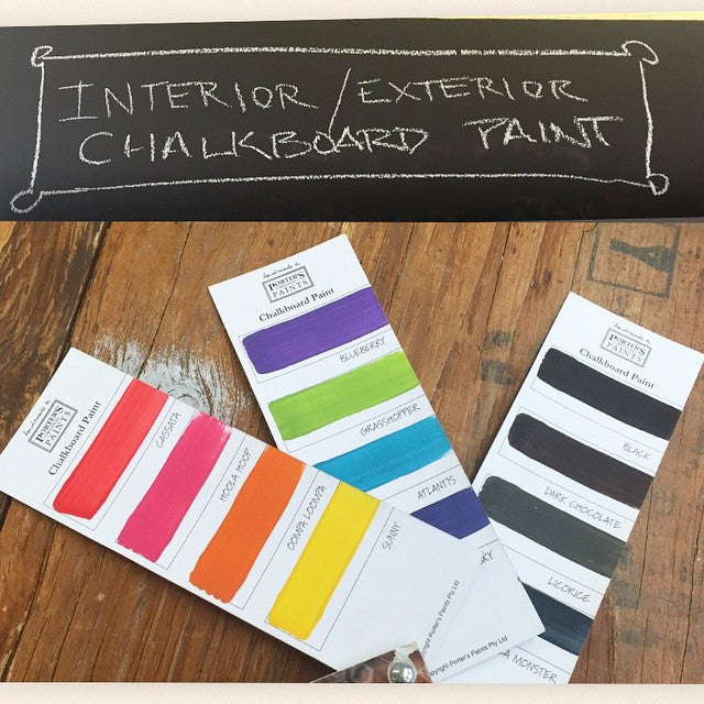 Outdoor Chalkboard Paint Colors