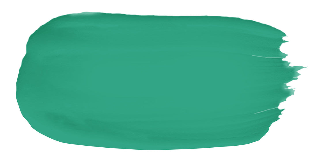 Cuban Turquoise color fresco plaster sample