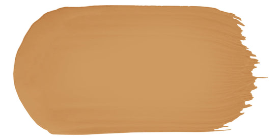 Ochre color paint sample