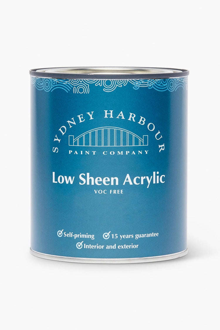 Sydney Harbour Paint Company Low Sheen Acrylic paint can